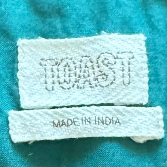 Toast Green/Blue Poplin Tunic/Dress - Picture 4 of 4